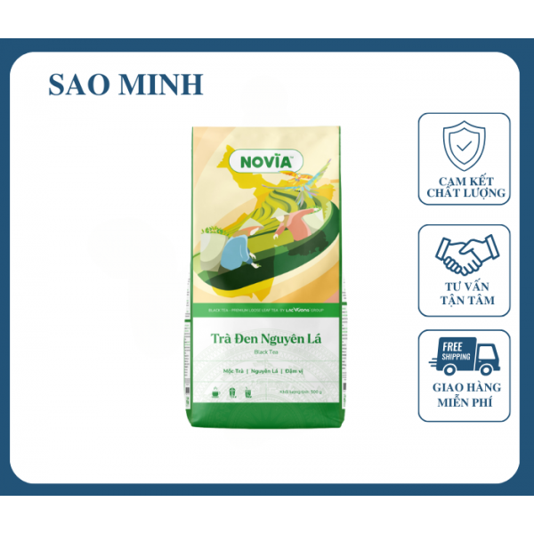 Trà Đen Nguyên Lá Novia 200Gr